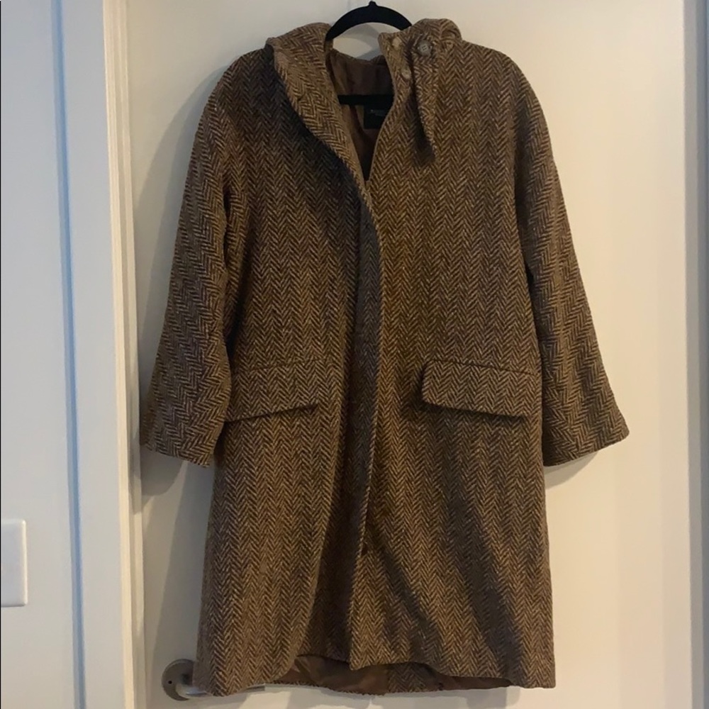 Hooded Maxmara Weekend jacket-tweed